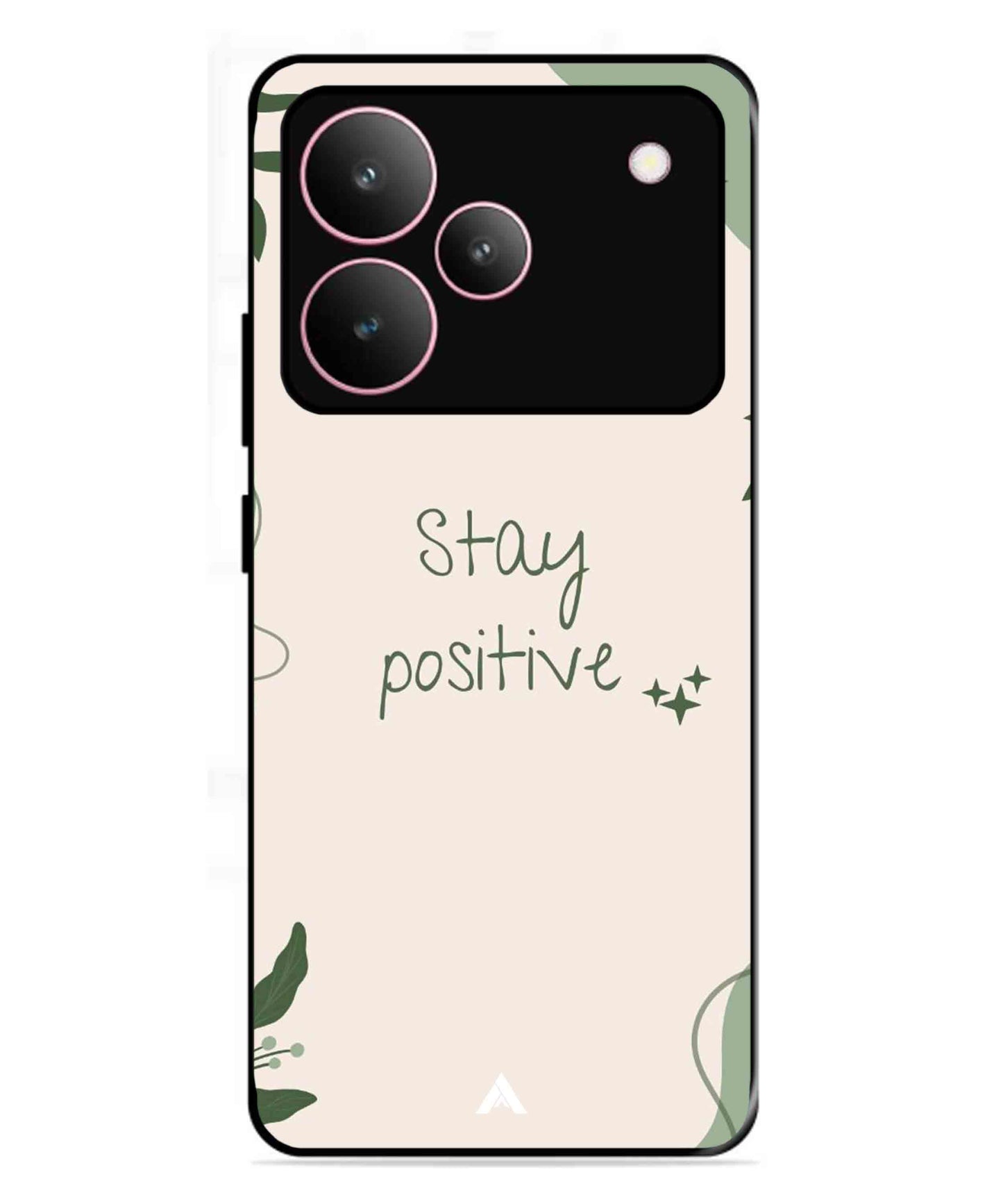 Stay Positive 1 Metal Back Cover Phone Case for Realme P4