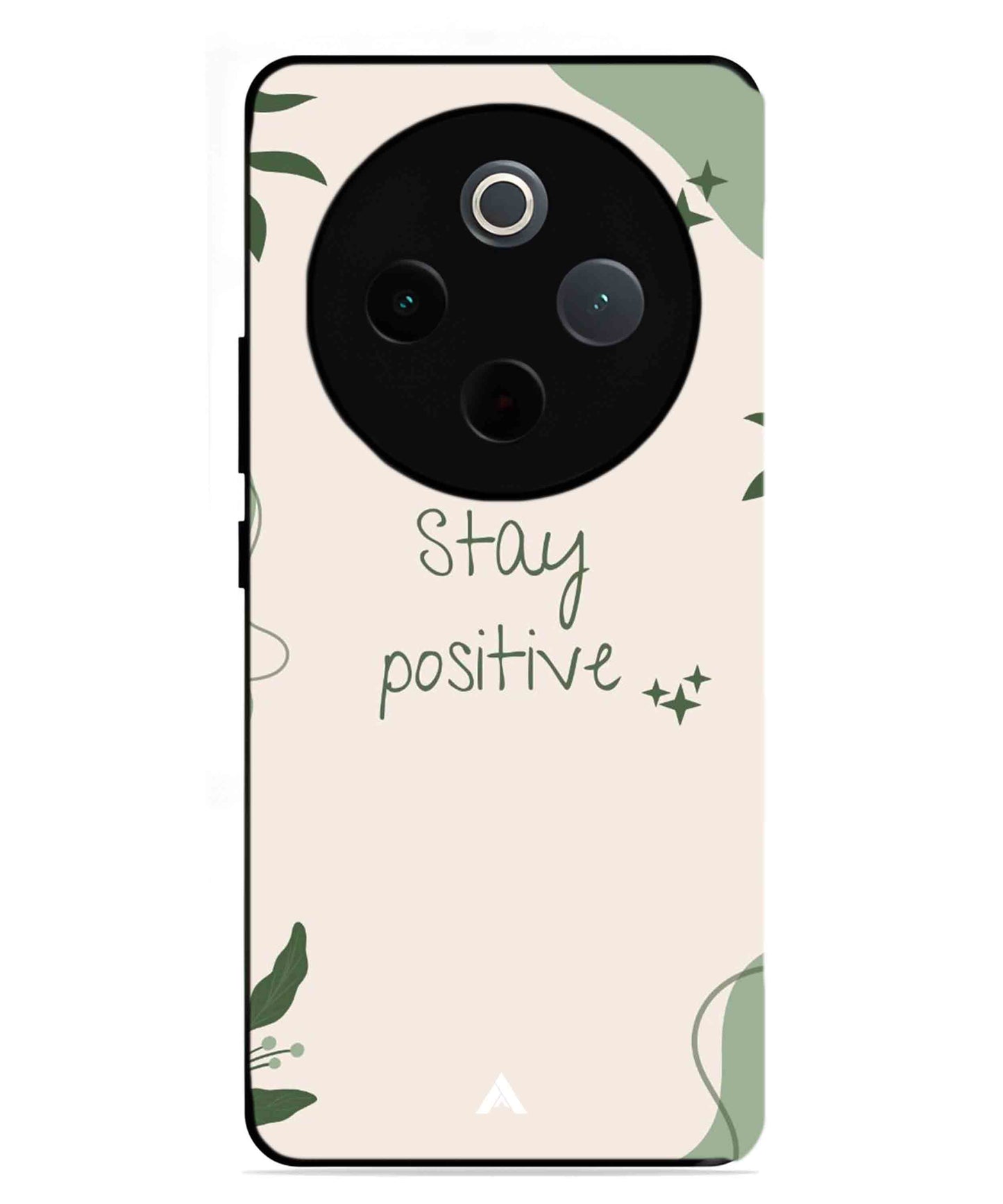 Stay Positive 1 Metal Back Cover Phone Case for Vivo Y300 Pro