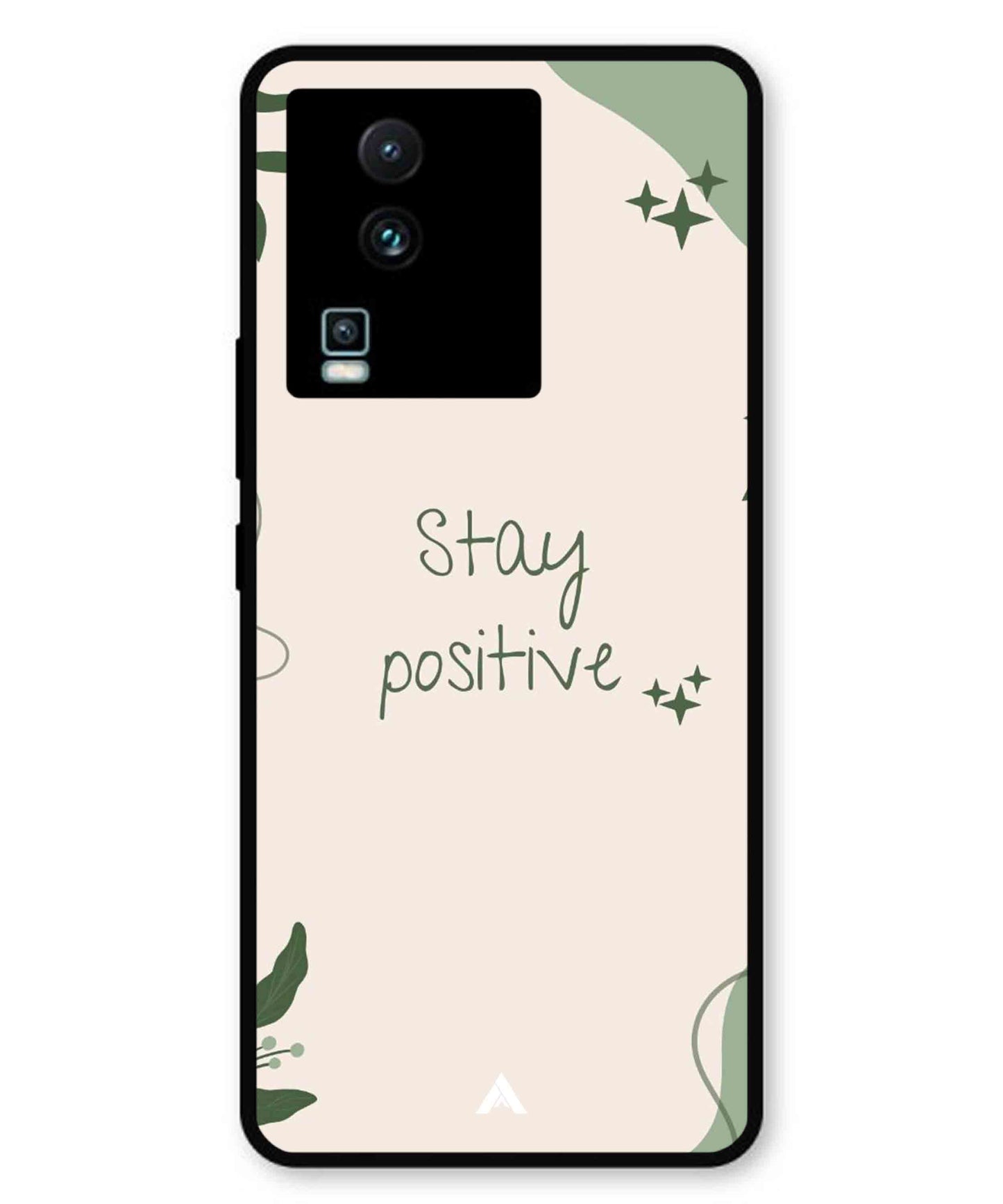 Stay Positive 1 Metal Back Cover Phone Case for iQOO Neo 7