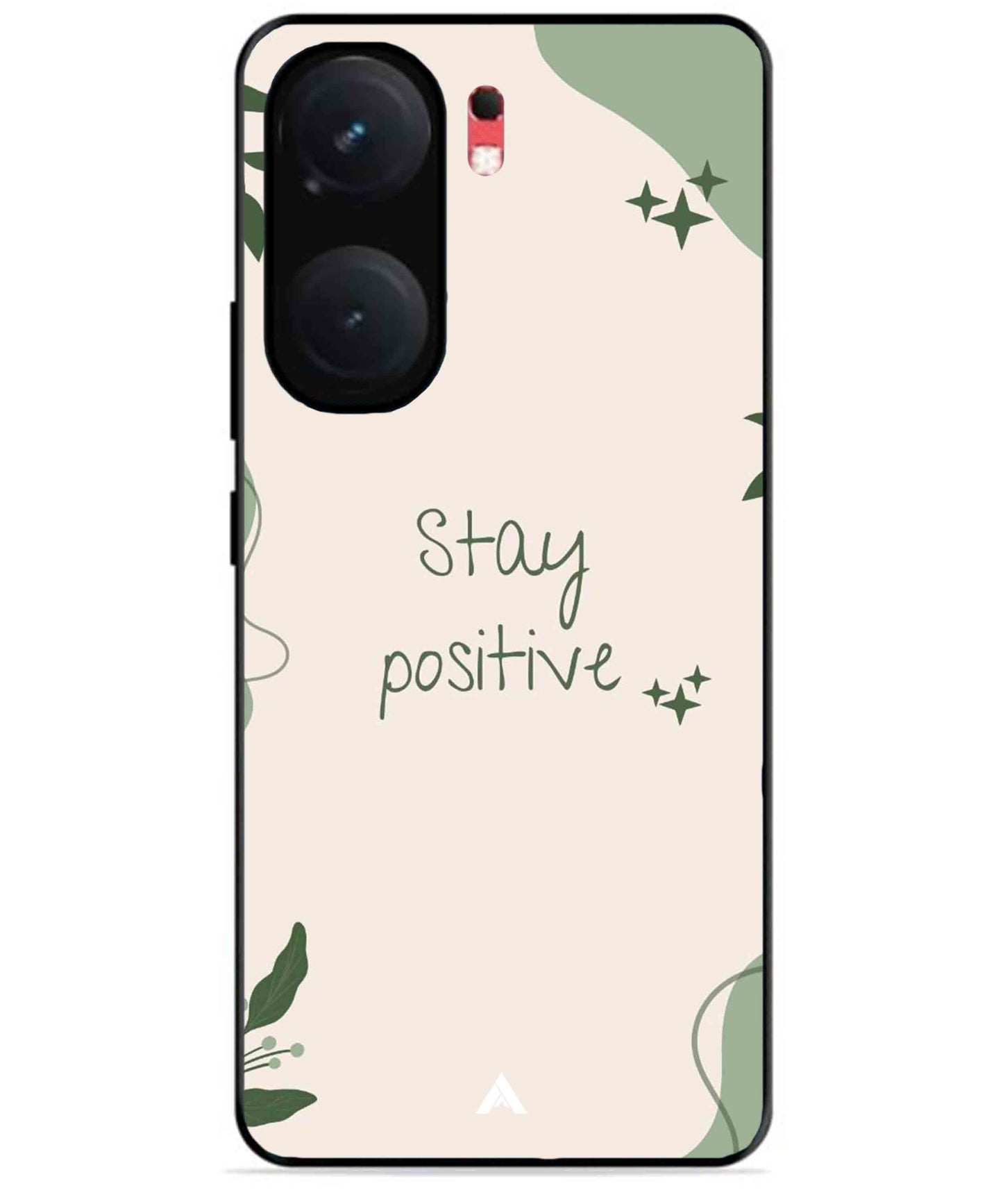Stay Positive 1 Metal Back Cover Phone Case for iQOO Neo 9 Pro