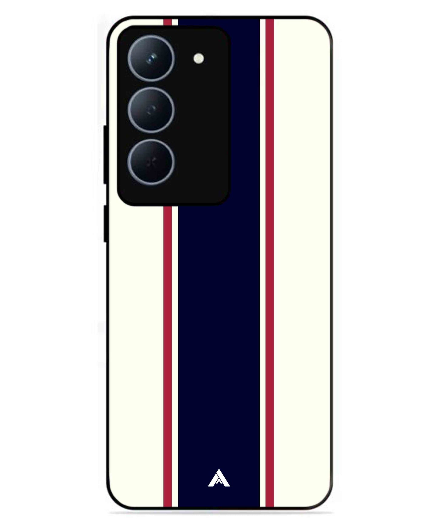 Stripe Pattern 10 Metal Back Cover Phone Case for Realme P3X