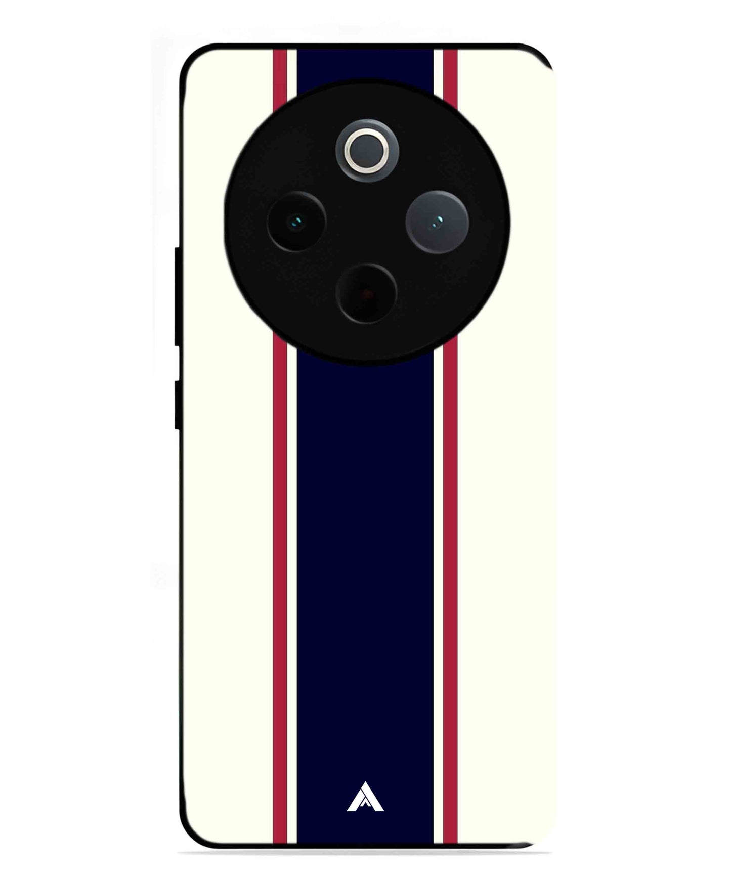Stripe Pattern 10 Metal Back Cover Phone Case for Vivo T4