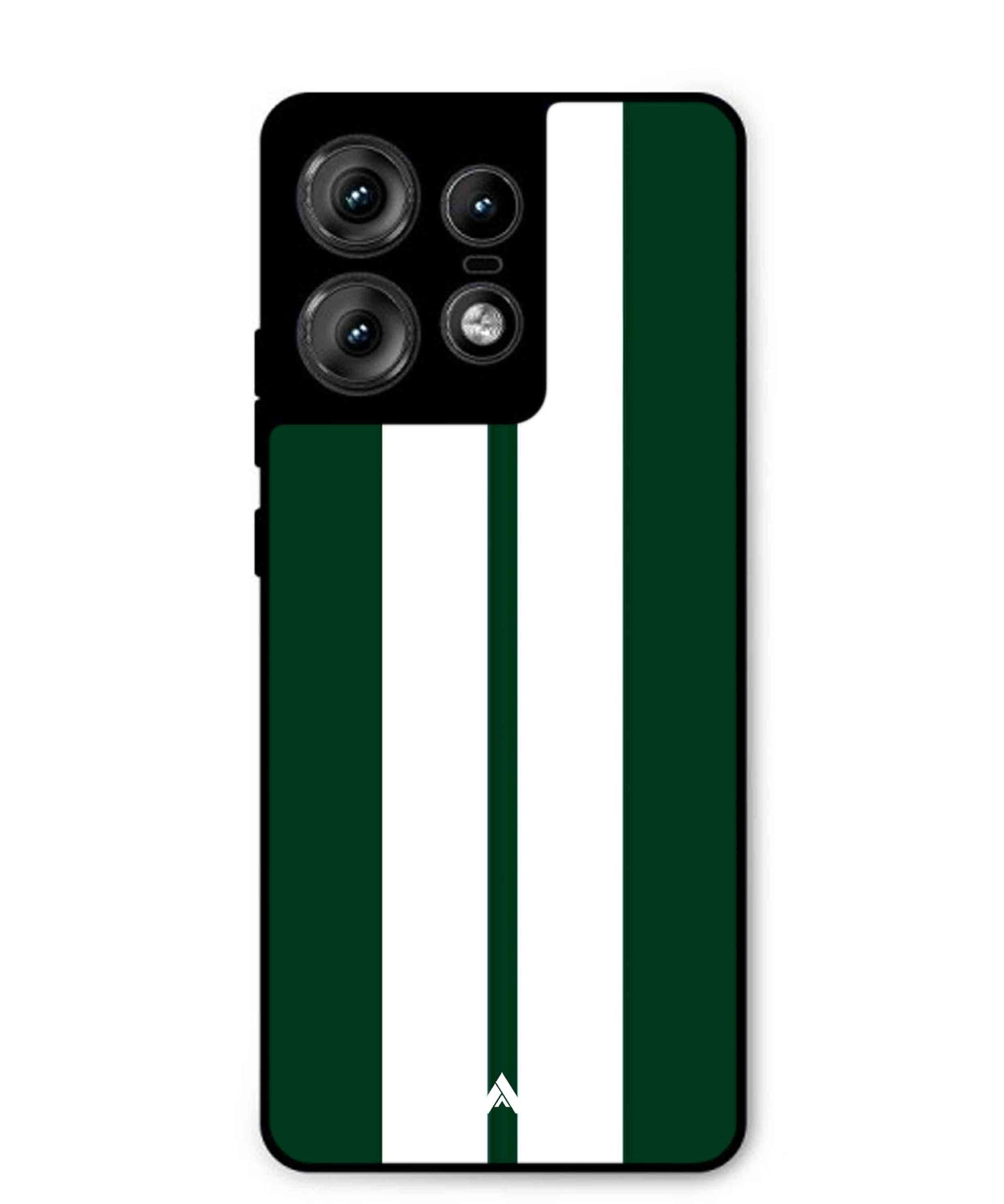Stripe Pattern 11 Metal Back Cover Phone Case for Moto Edge 50 Pro