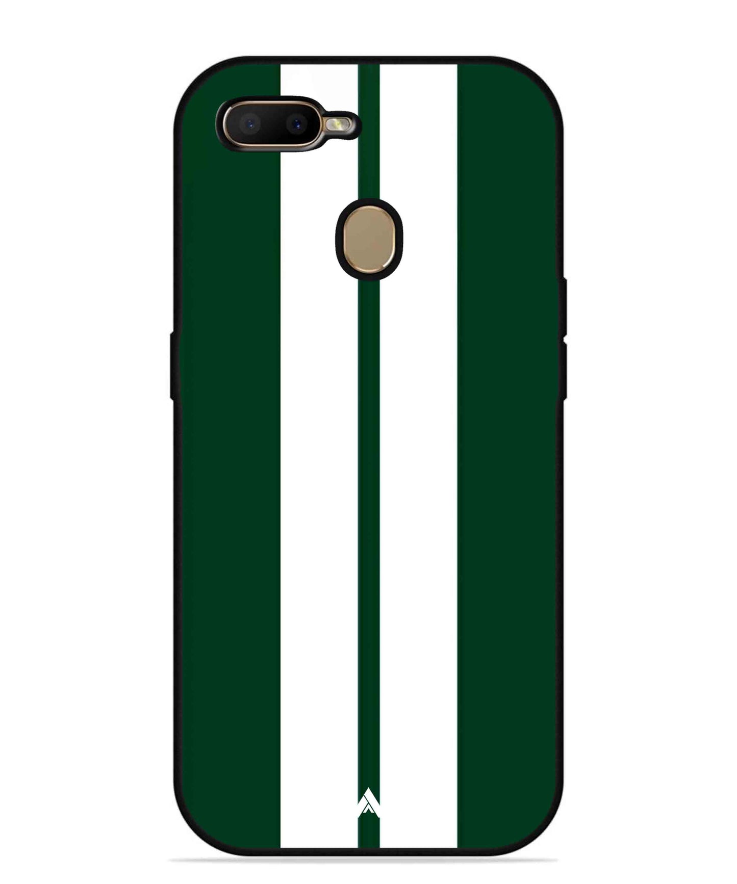Stripe Pattern 11 Metal Back Cover Phone Case for Oppo A12