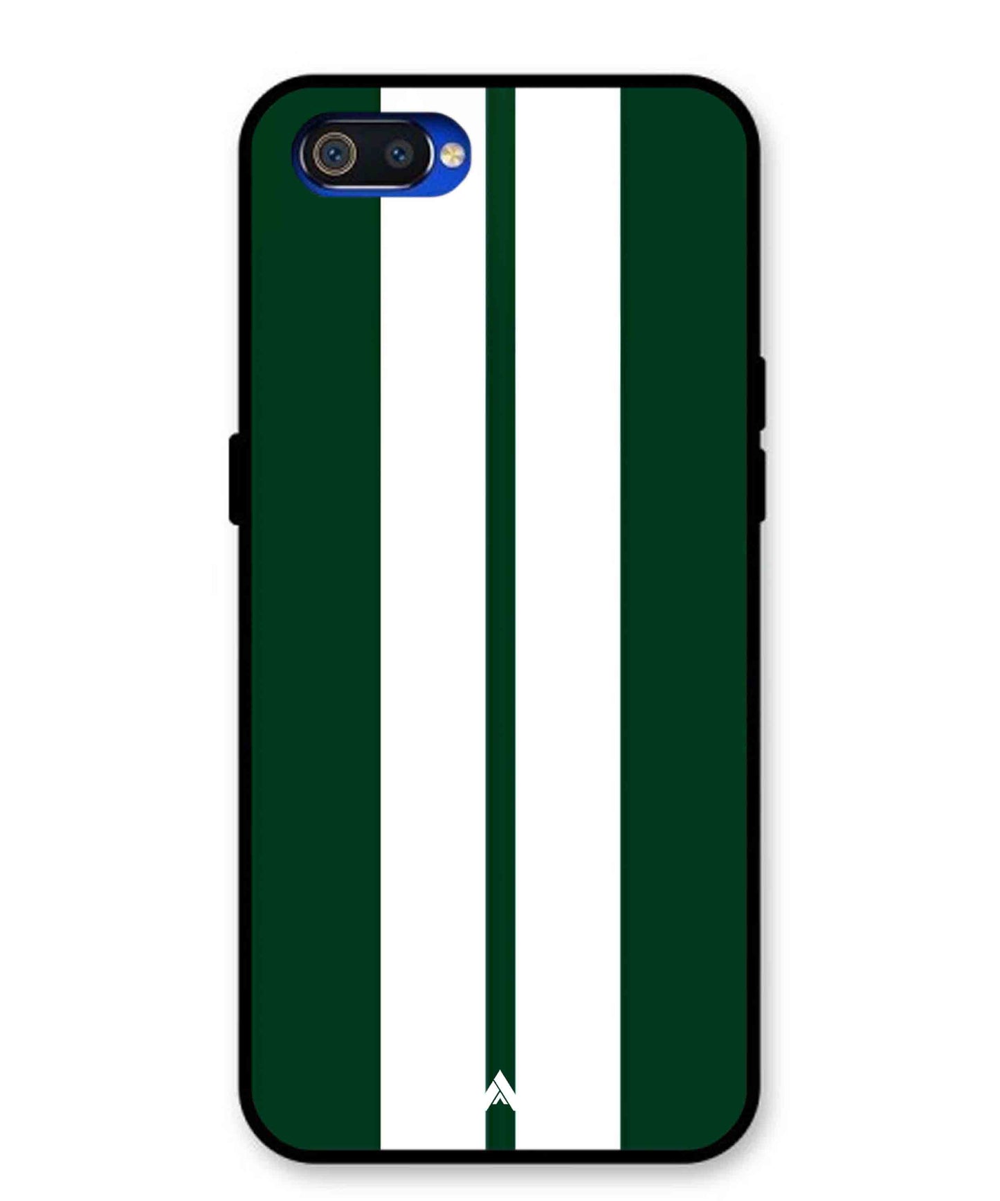 Stripe Pattern 11 Metal Back Cover Phone Case for Oppo A1K