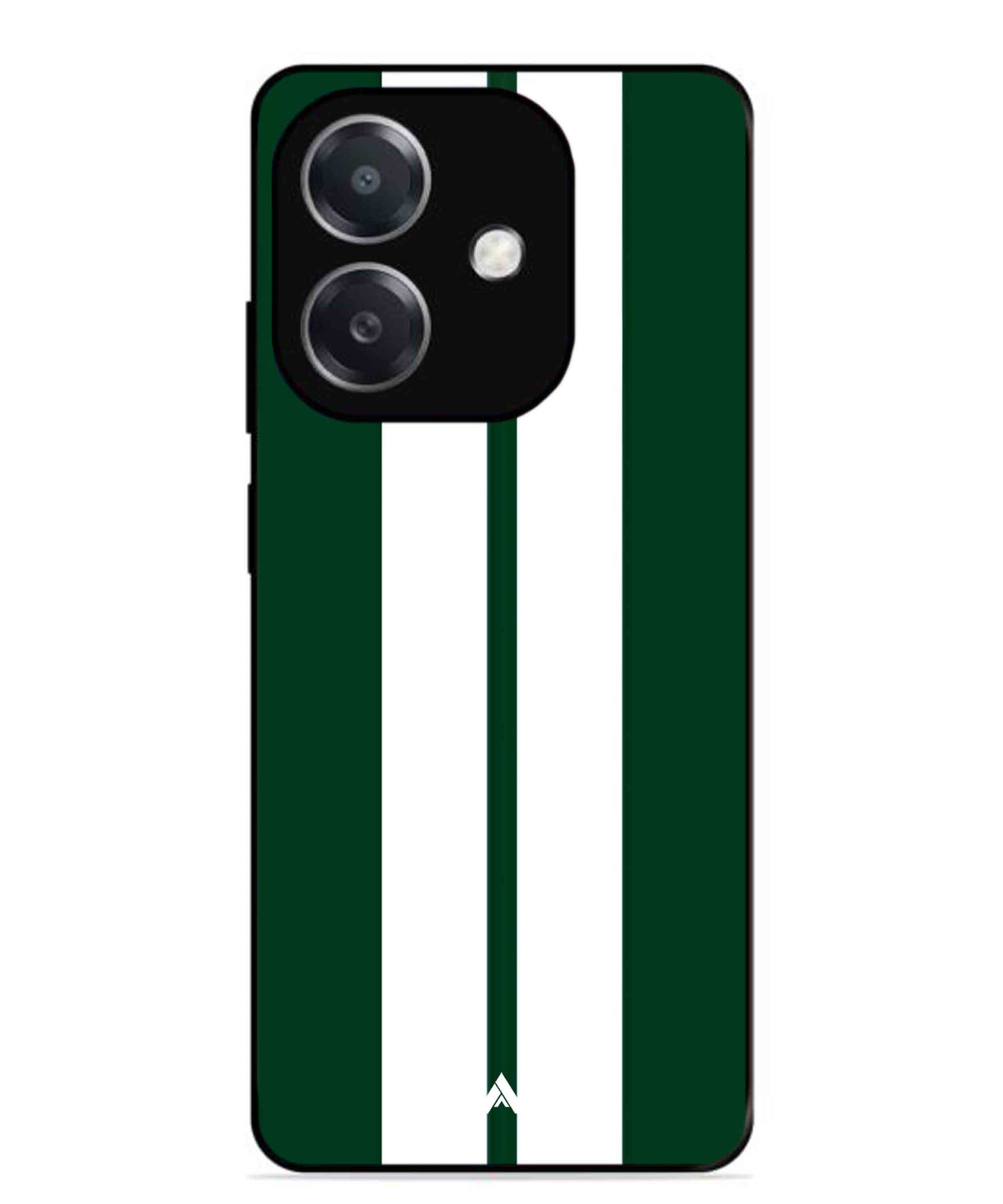 Stripe Pattern 11 Metal Back Cover Phone Case for Oppo A3X