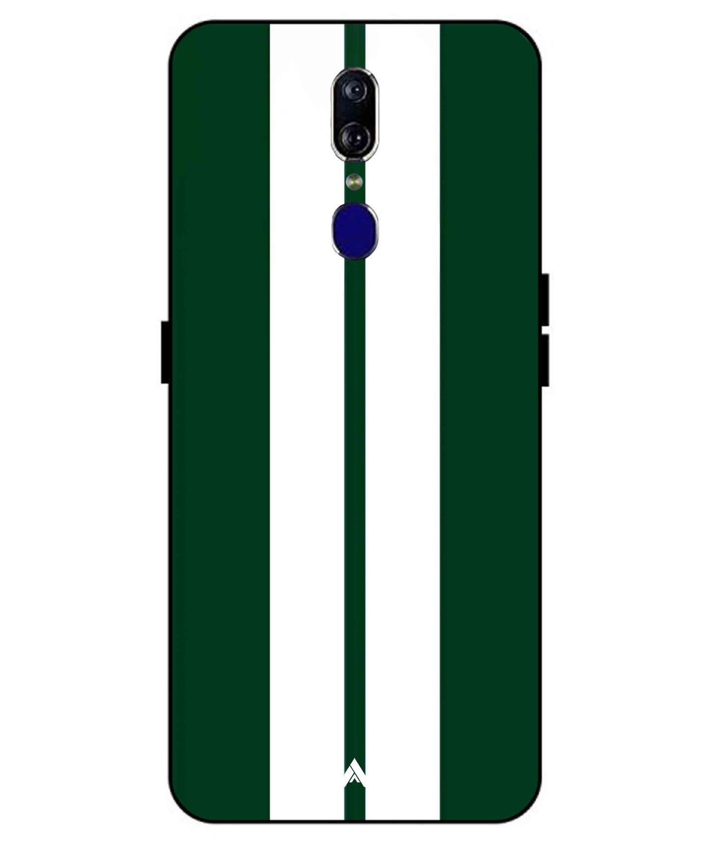 Stripe Pattern 11 Metal Back Cover Phone Case for Oppo F11