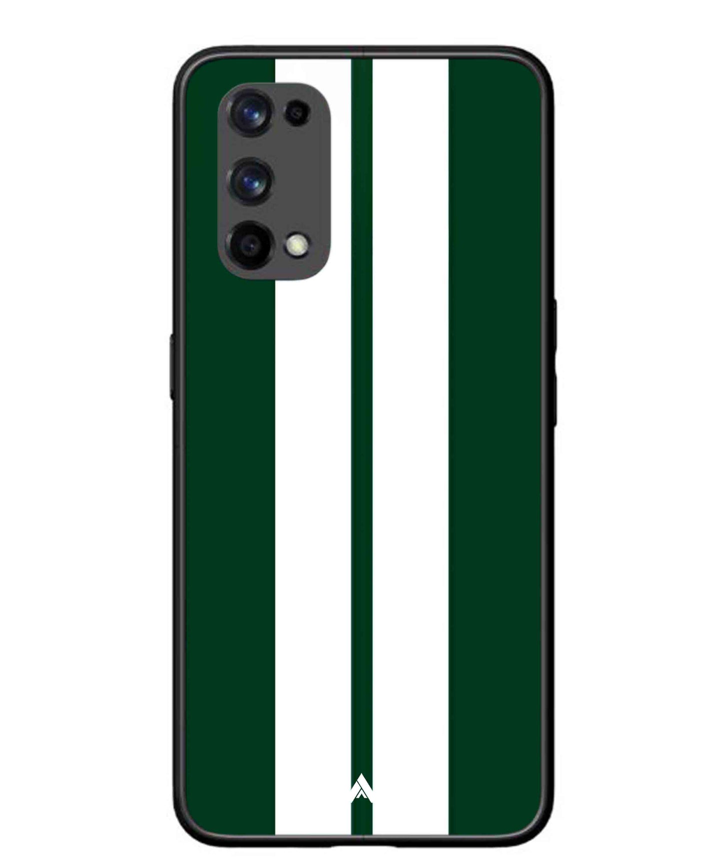 Stripe Pattern 11 Metal Back Cover Phone Case for Realme X7 Pro