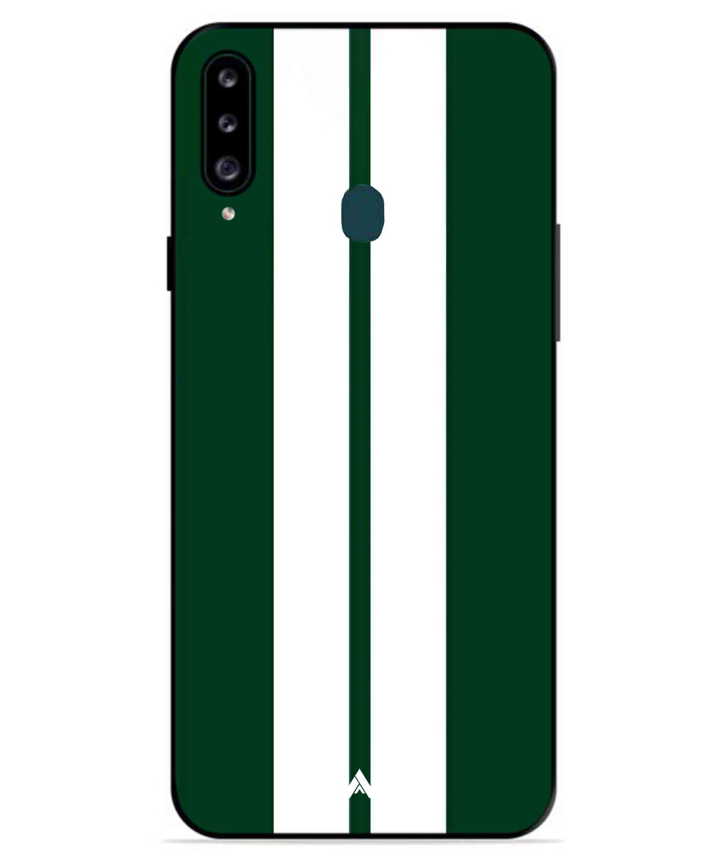Stripe Pattern 11 Metal Back Cover Phone Case for Samsung Galaxy A20s