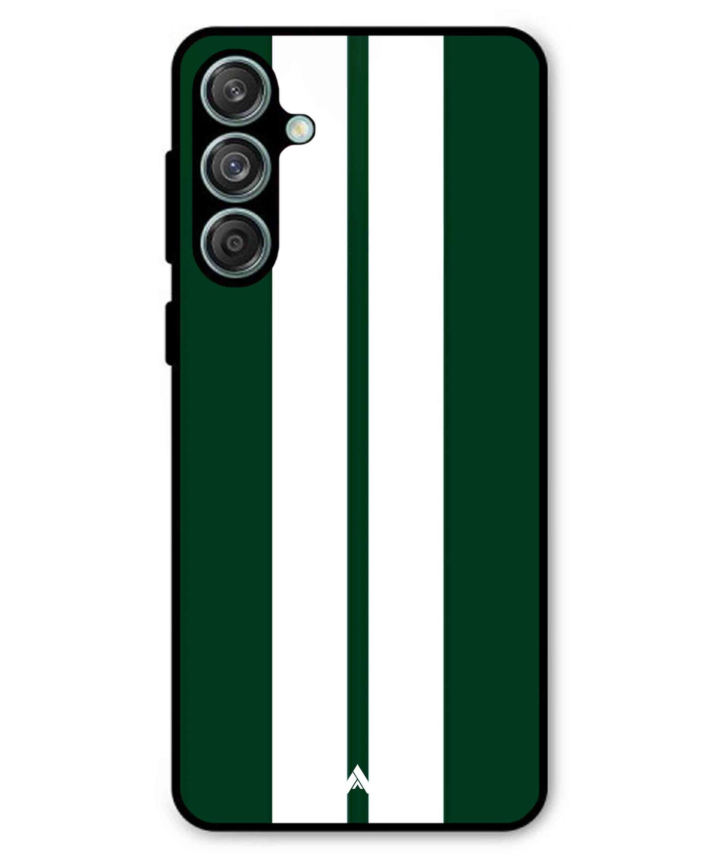 Stripe Pattern 11 Metal Back Cover Phone Case for Samsung Galaxy M55