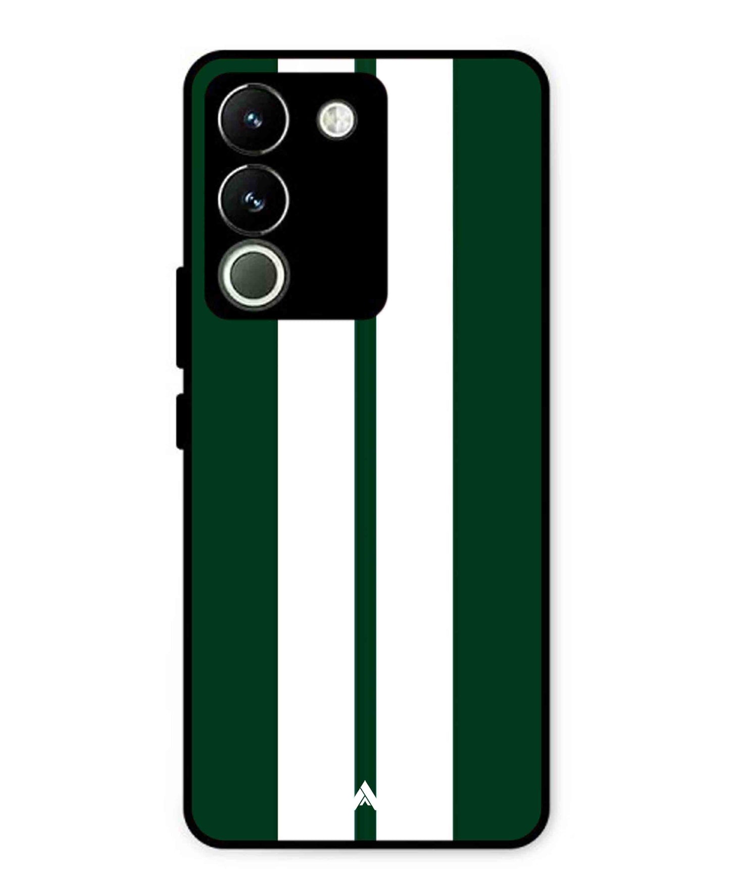 Stripe Pattern 11 Metal Back Cover Phone Case for Vivo Y200