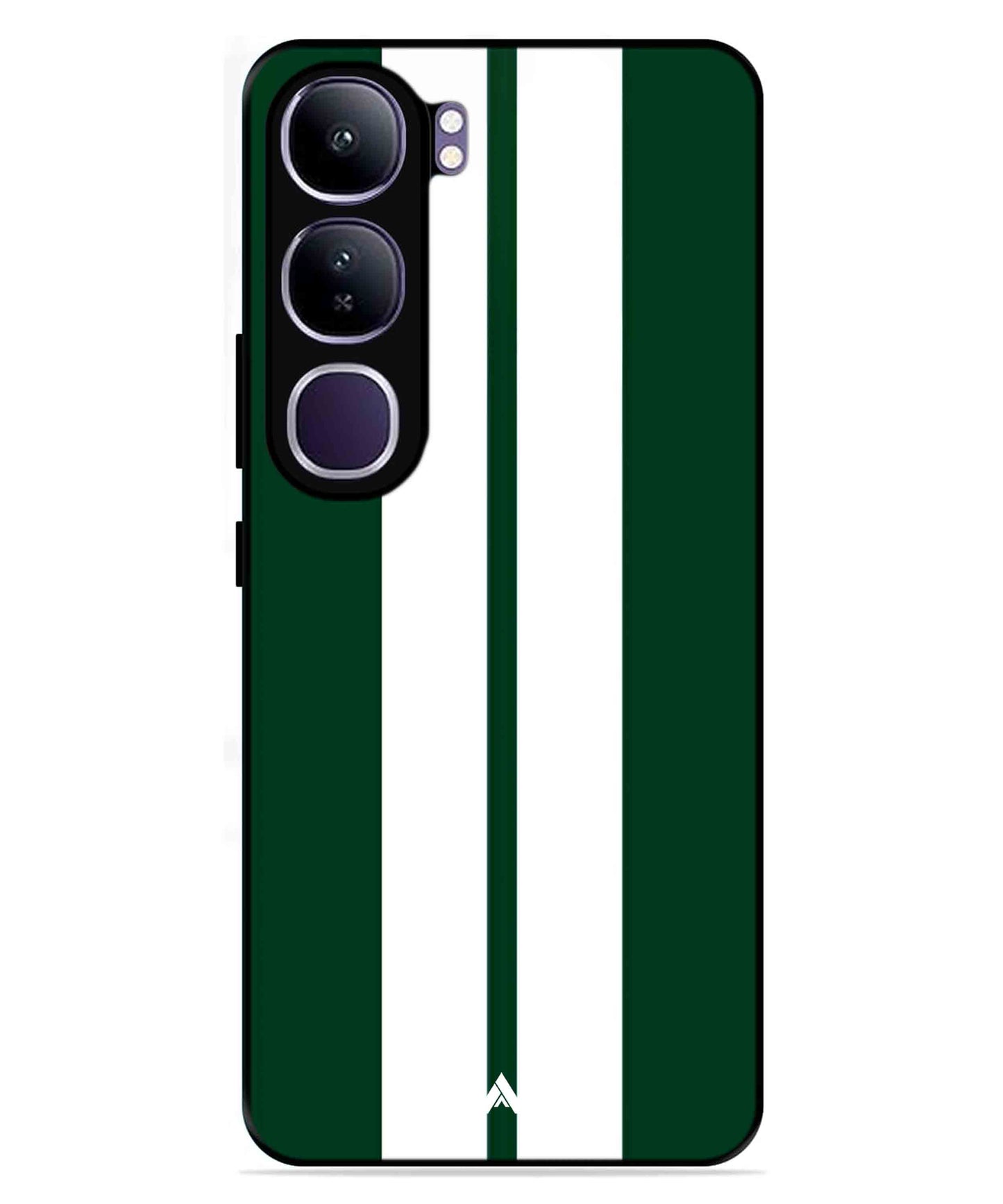 Stripe Pattern 11 Metal Back Cover Phone Case for Vivo Y300