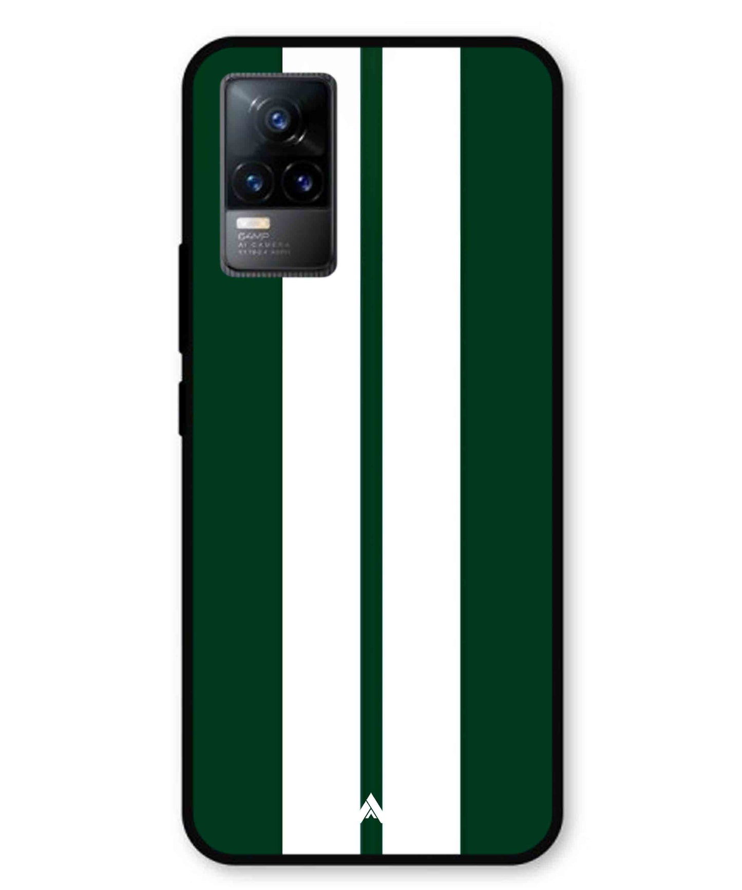 Stripe Pattern 11 Metal Back Cover Phone Case for Vivo v21e 4G