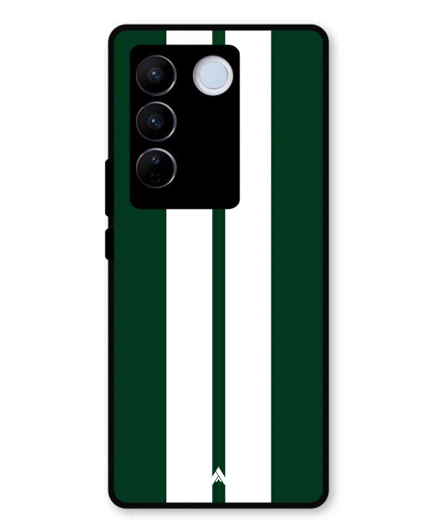 Stripe Pattern 11 Metal Back Cover Phone Case for Vivo v27 Pro