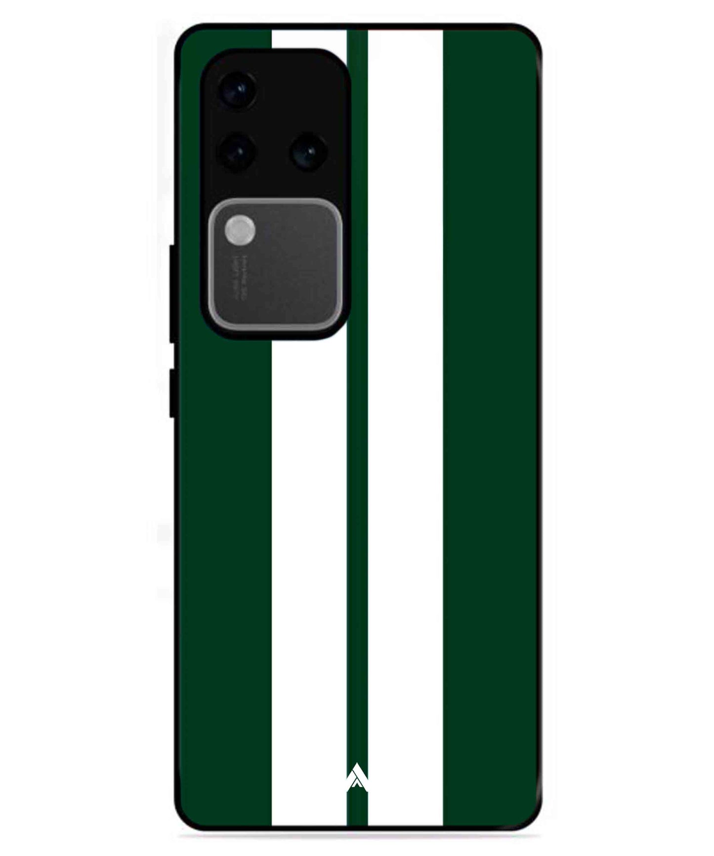 Stripe Pattern 11 Metal Back Cover Phone Case for Vivo v30 Pro