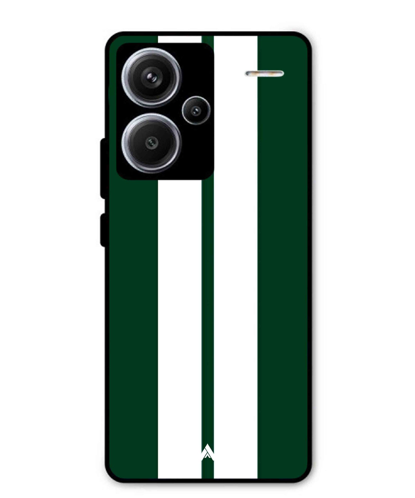 Stripe Pattern 11 Metal Back Cover Phone Case for Xiaomi Redmi Note 13 Pro Plus