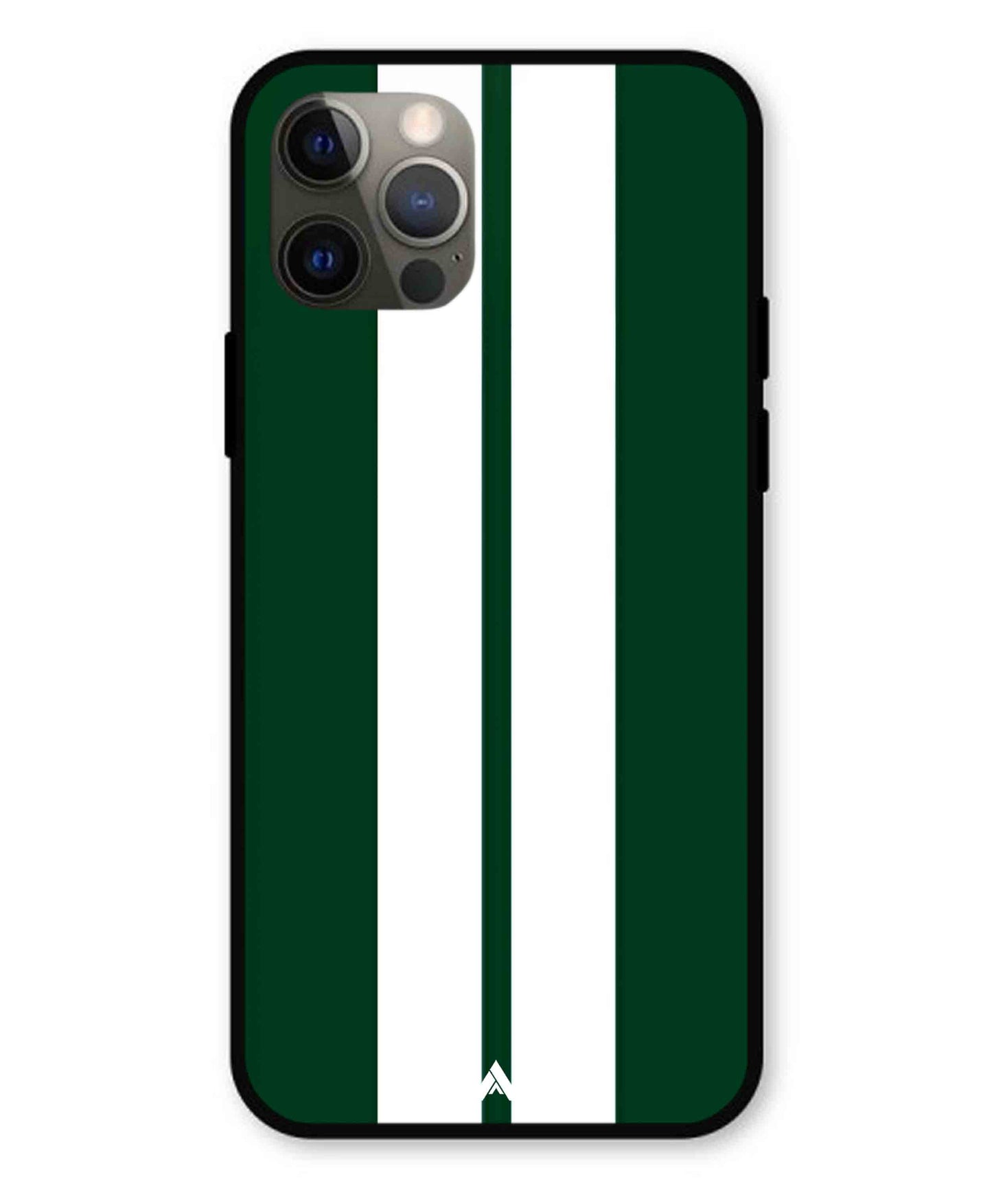 Stripe Pattern 11 Metal Back Cover Phone Case for iPhone 12 Pro