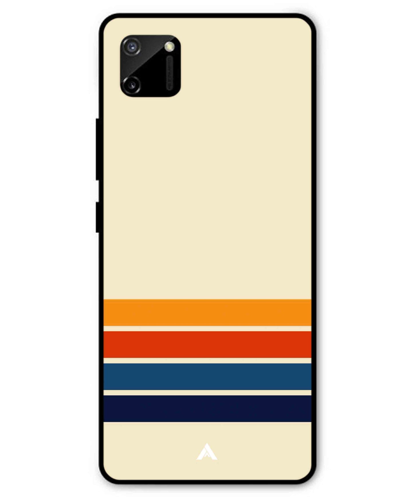 Stripe Pattern 12 Metal Back Cover Phone Case for Realme C11