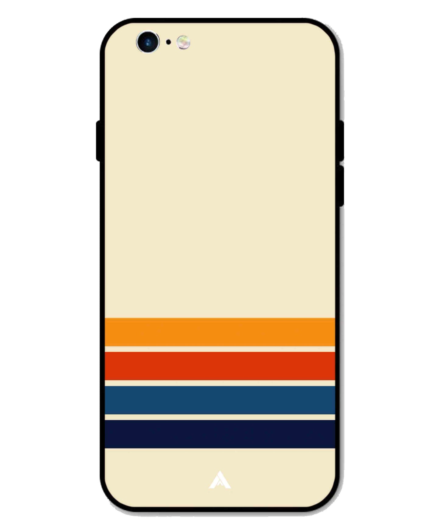 Stripe Pattern 12 Metal Back Cover Phone Case for iPhone 6s