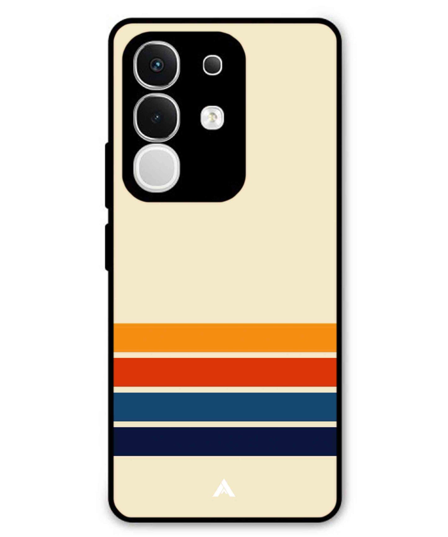 Stripe Pattern 12 Metal Back Cover Phone Case for iQOO Z10x