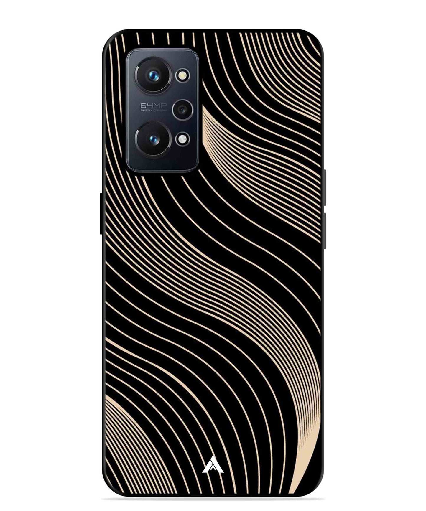 Stripe Pattern 13 Metal Back Cover Phone Case for Realme GT Neo 2