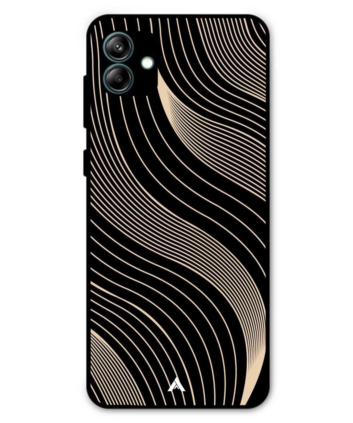 Stripe Pattern 13 Metal Back Cover Phone Case for Samsung Galaxy A04