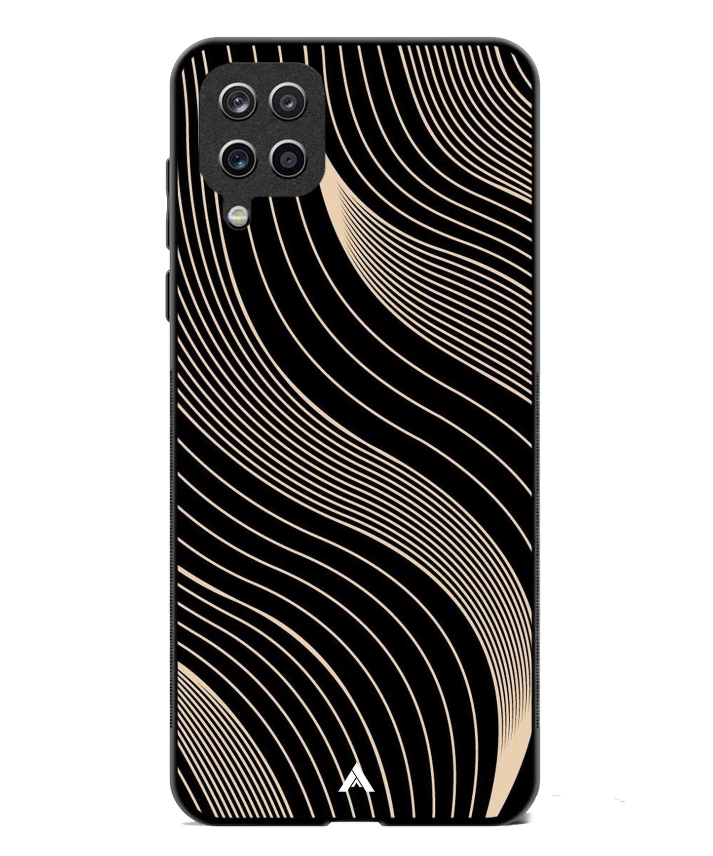 Stripe Pattern 13 Metal Back Cover Phone Case for Samsung Galaxy A42