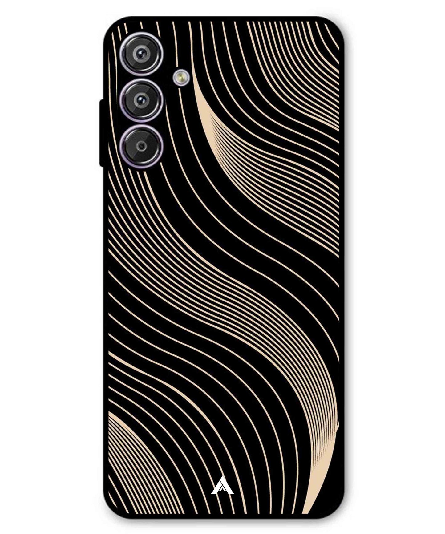 Stripe Pattern 13 Metal Back Cover Phone Case for Samsung Galaxy A56