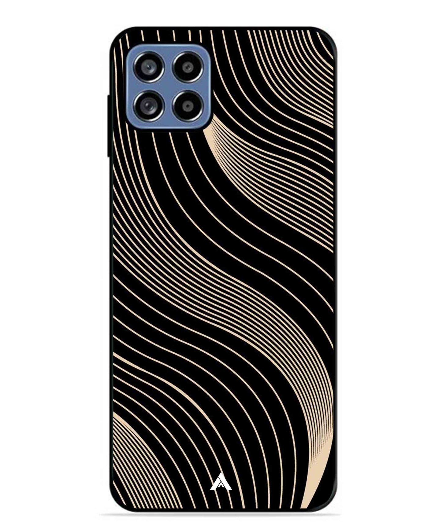 Stripe Pattern 13 Metal Back Cover Phone Case for Samsung Galaxy F42