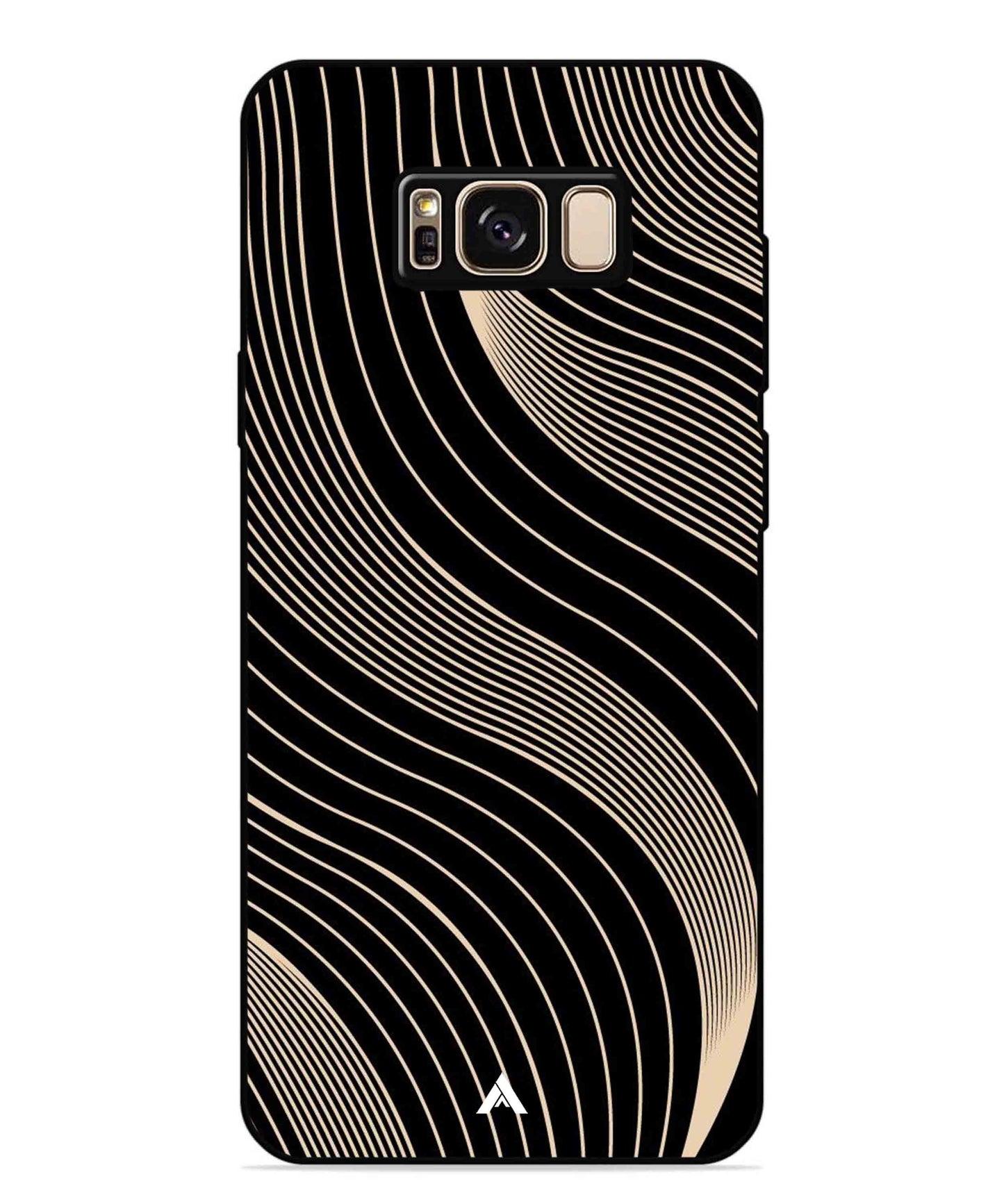 Stripe Pattern 13 Metal Back Cover Phone Case for Samsung Galaxy S8 Plus