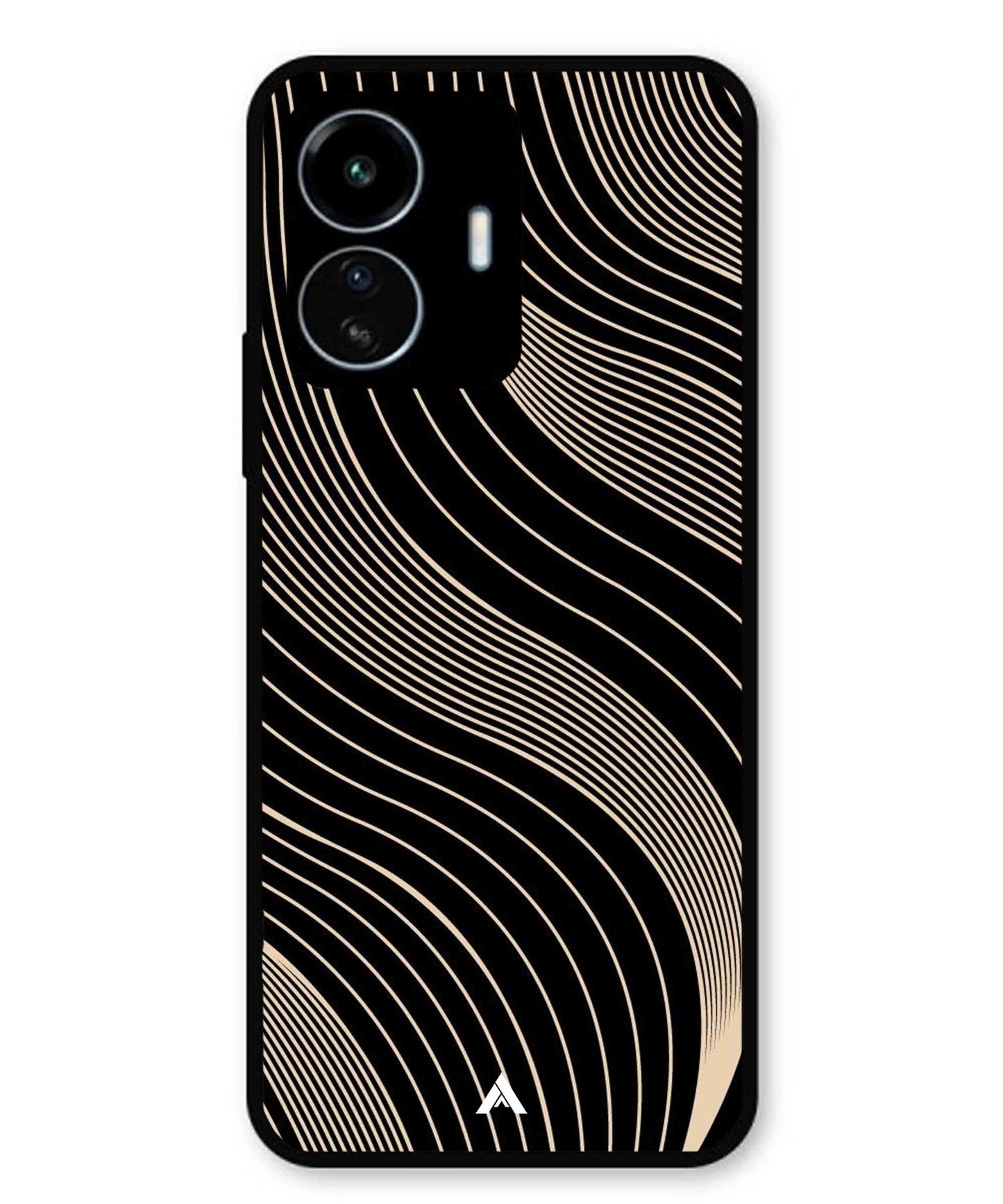 Stripe Pattern 13 Metal Back Cover Phone Case for Vivo Y77