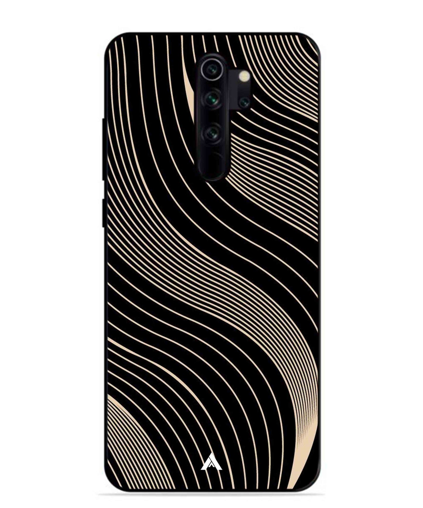 Stripe Pattern 13 Metal Back Cover Phone Case for Xiaomi Redmi Note 8 Pro