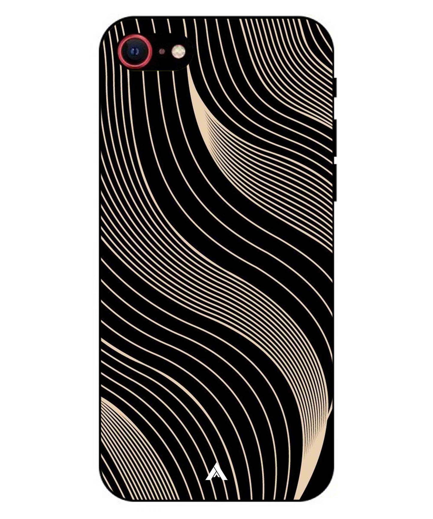 Stripe Pattern 13 Metal Back Cover Phone Case for iPhone 7