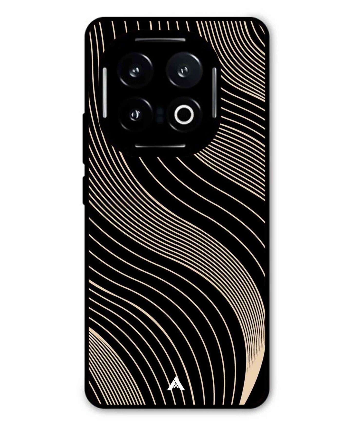 Stripe Pattern 13 Metal Back Cover Phone Case for iQOO 13