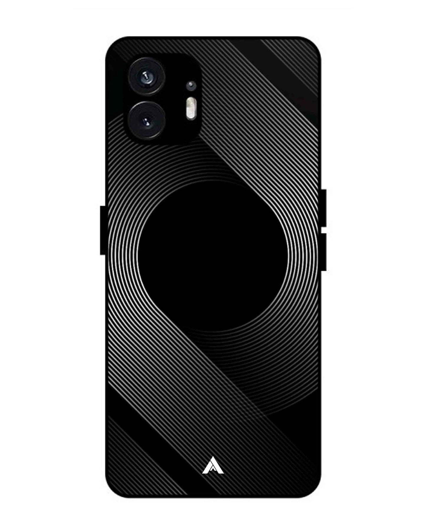 Stripe Pattern 14 Metal Back Cover Phone Case for Nothing Phone 2a
