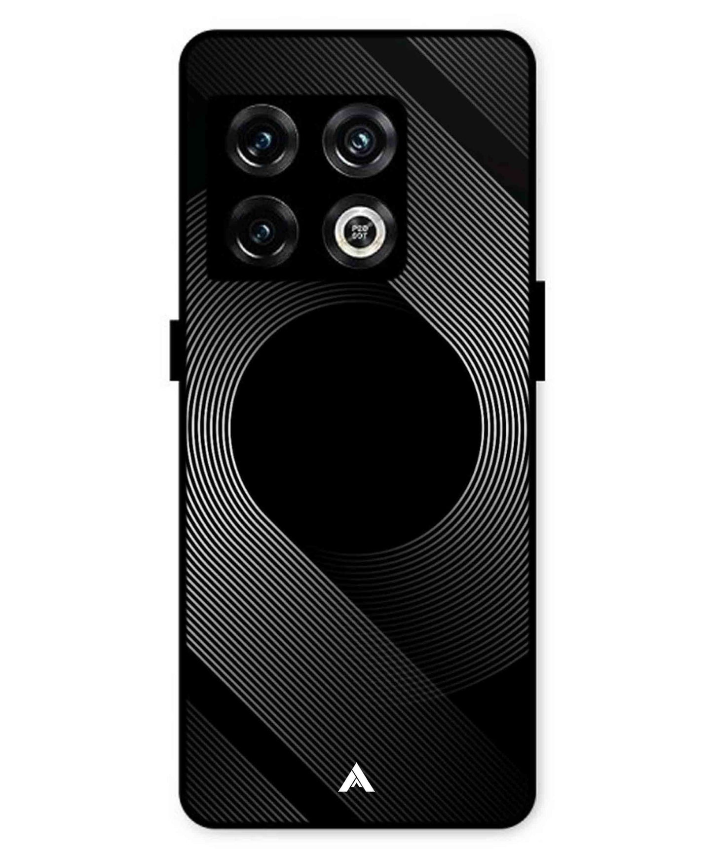 Stripe Pattern 14 Metal Back Cover Phone Case for Oneplus 10 Pro