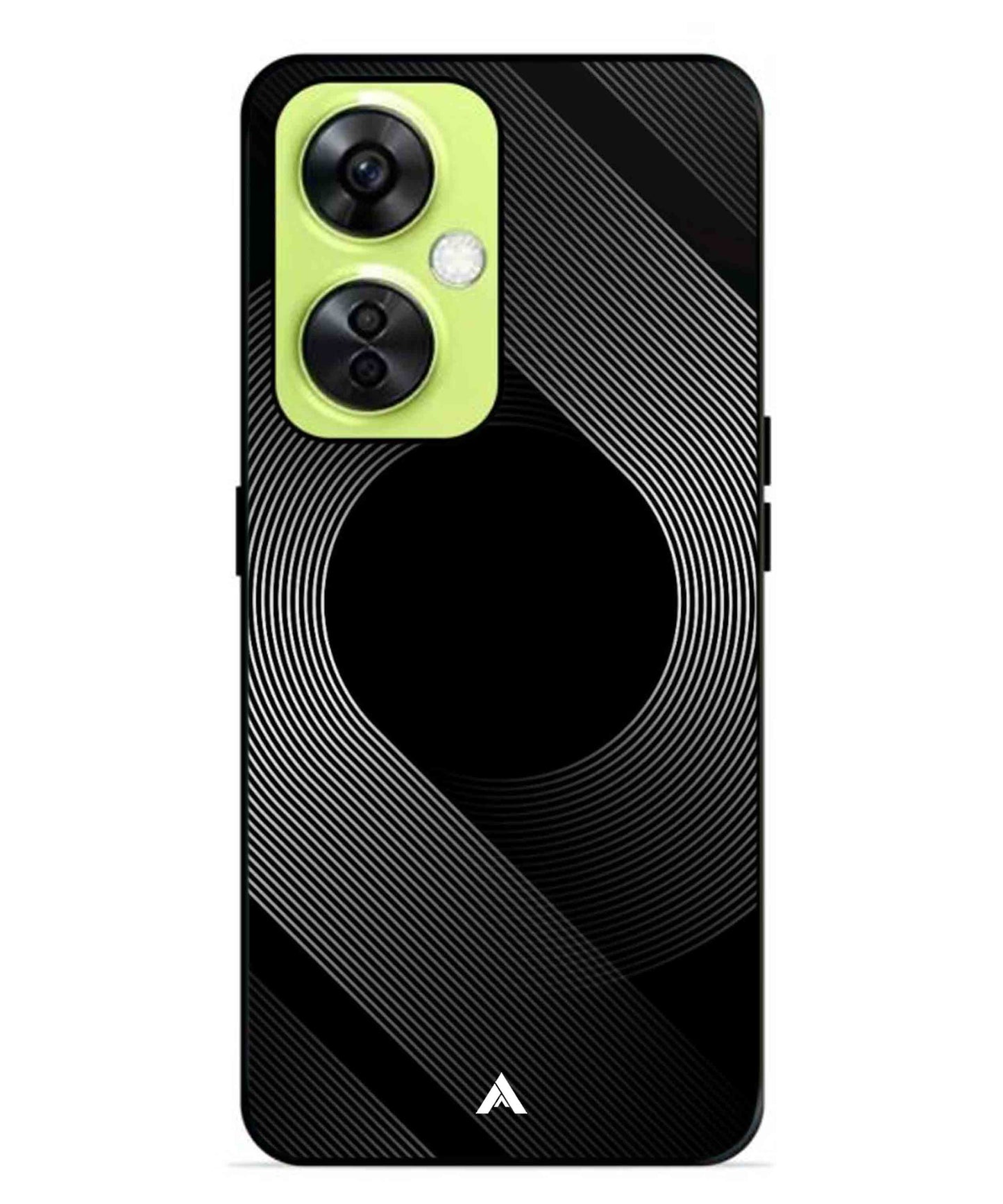 Stripe Pattern 14 Metal Back Cover Phone Case for Oneplus Nord CE 3 Lite