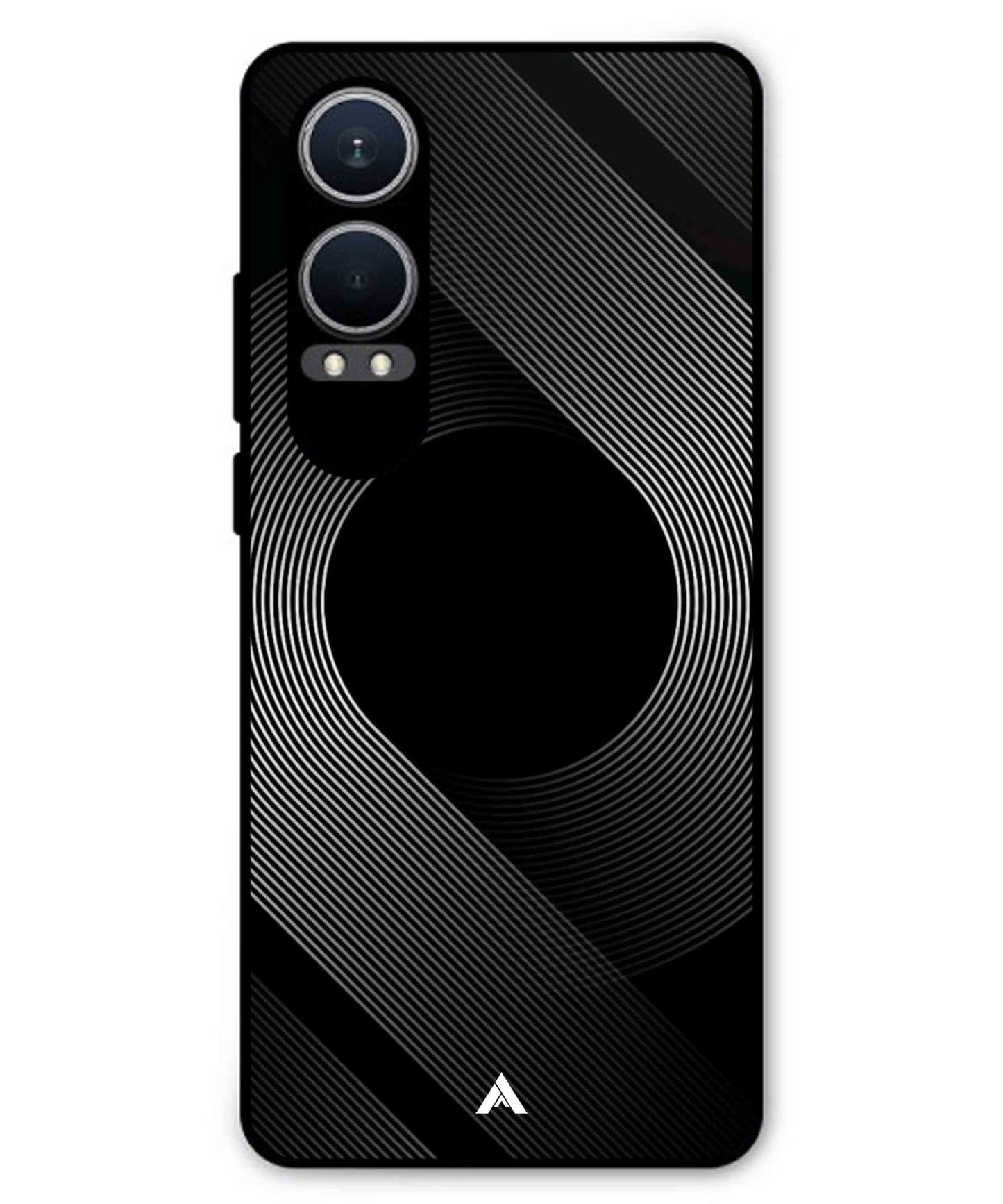 Stripe Pattern 14 Metal Back Cover Phone Case for Oneplus Nord CE 4 Lite