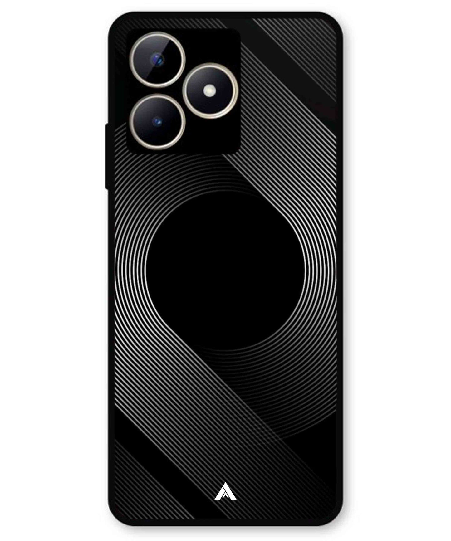 Stripe Pattern 14 Metal Back Cover Phone Case for Realme C51