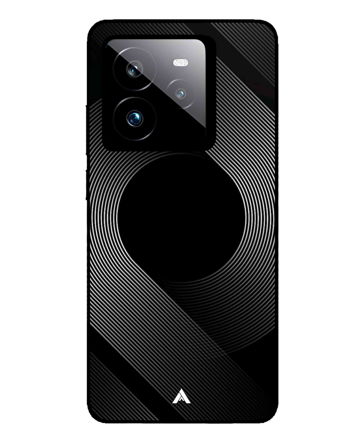 Stripe Pattern 14 Metal Back Cover Phone Case for Realme GT 7 Pro