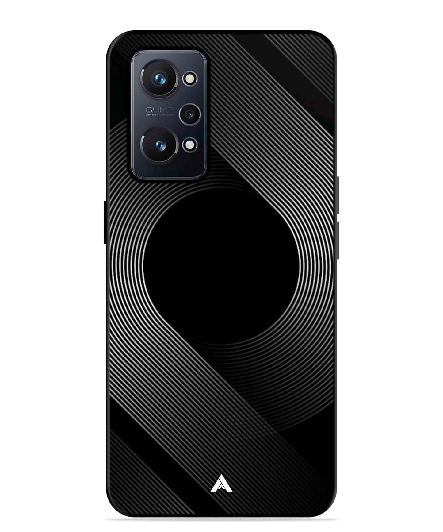 Stripe Pattern 14 Metal Back Cover Phone Case for Realme GT Neo 2