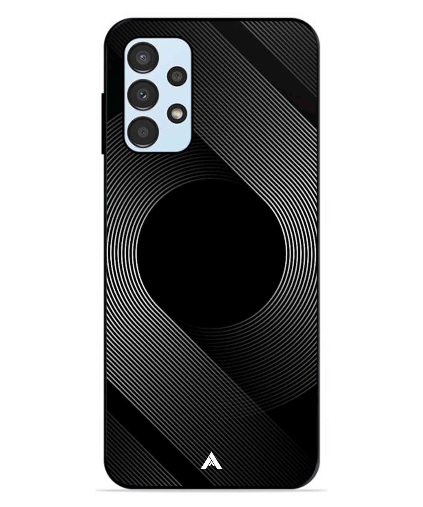 Stripe Pattern 14 Metal Back Cover Phone Case for Samsung Galaxy A13 4G