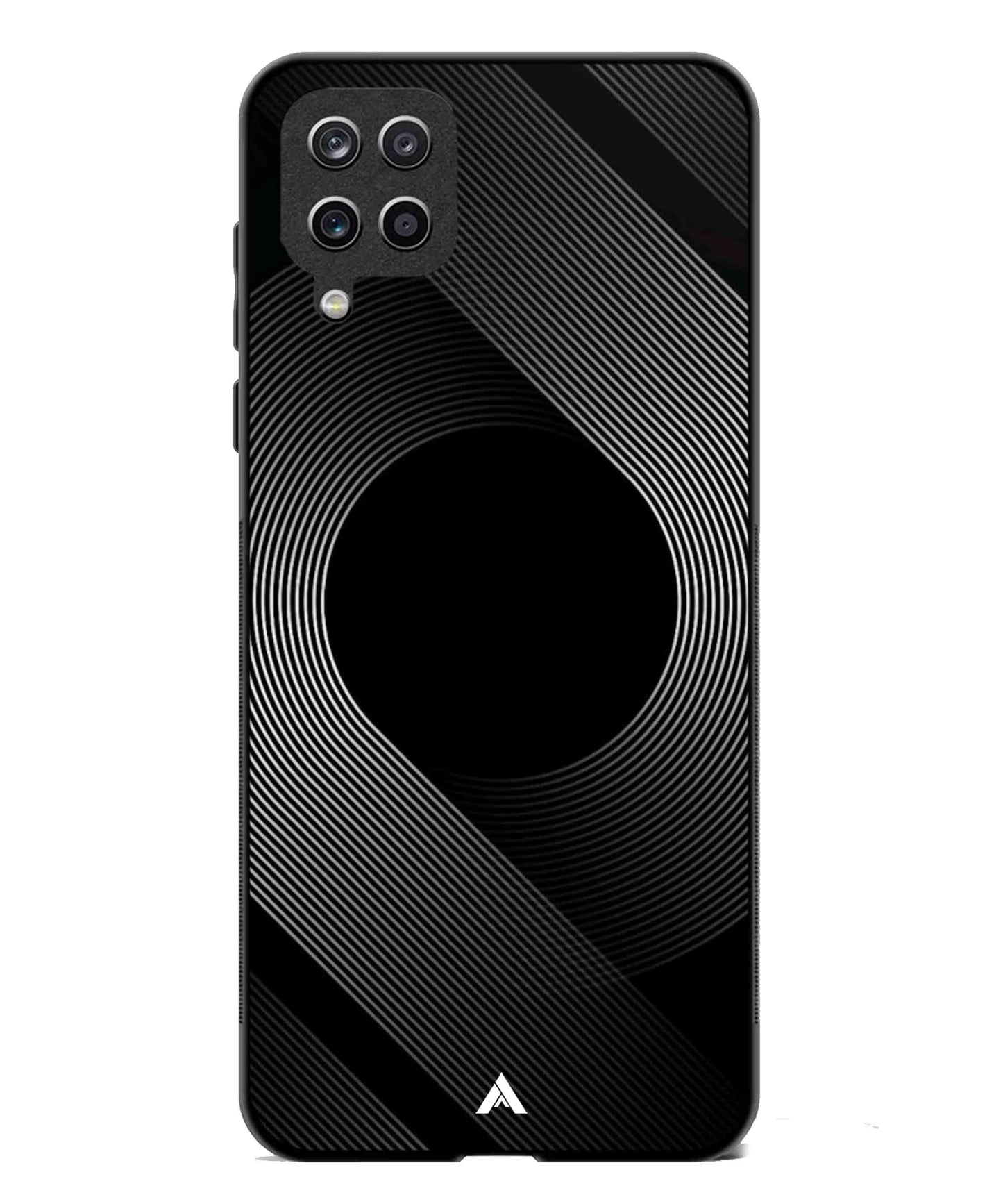 Stripe Pattern 14 Metal Back Cover Phone Case for Samsung Galaxy A42
