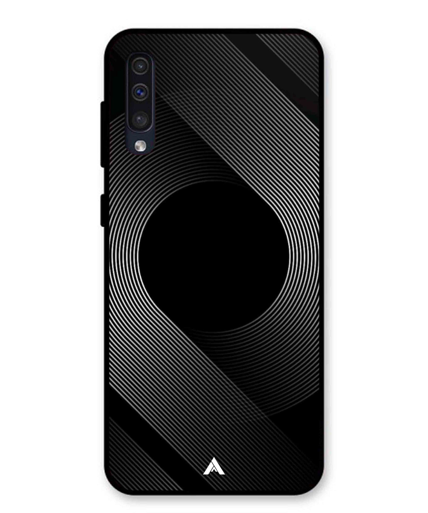 Stripe Pattern 14 Metal Back Cover Phone Case for Samsung Galaxy A50