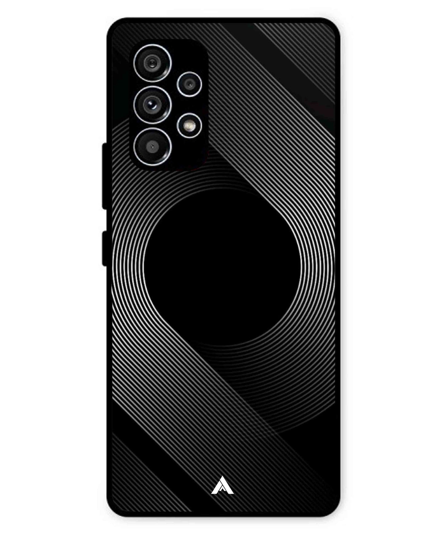 Stripe Pattern 14 Metal Back Cover Phone Case for Samsung Galaxy A53