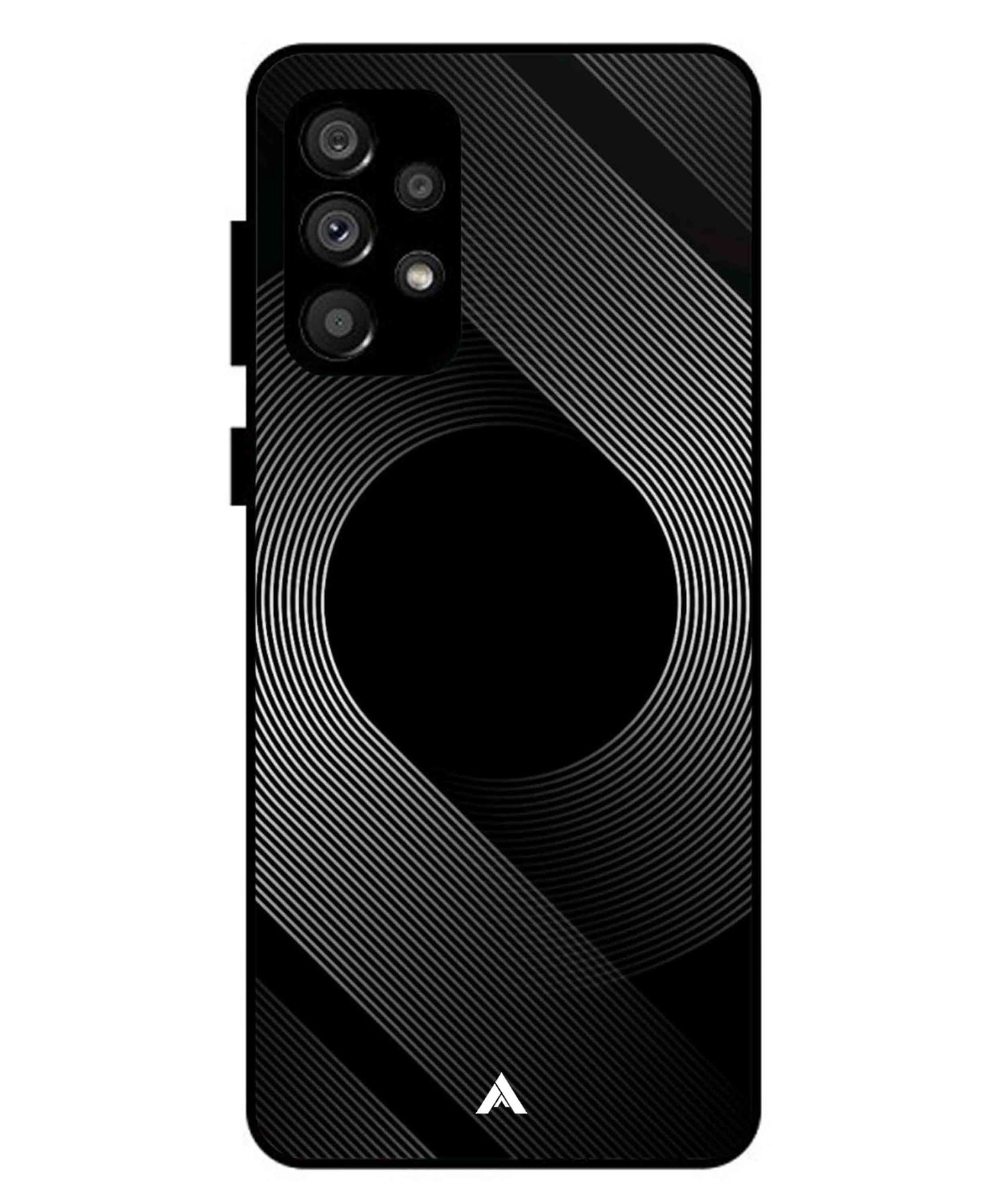 Stripe Pattern 14 Metal Back Cover Phone Case for Samsung Galaxy A73