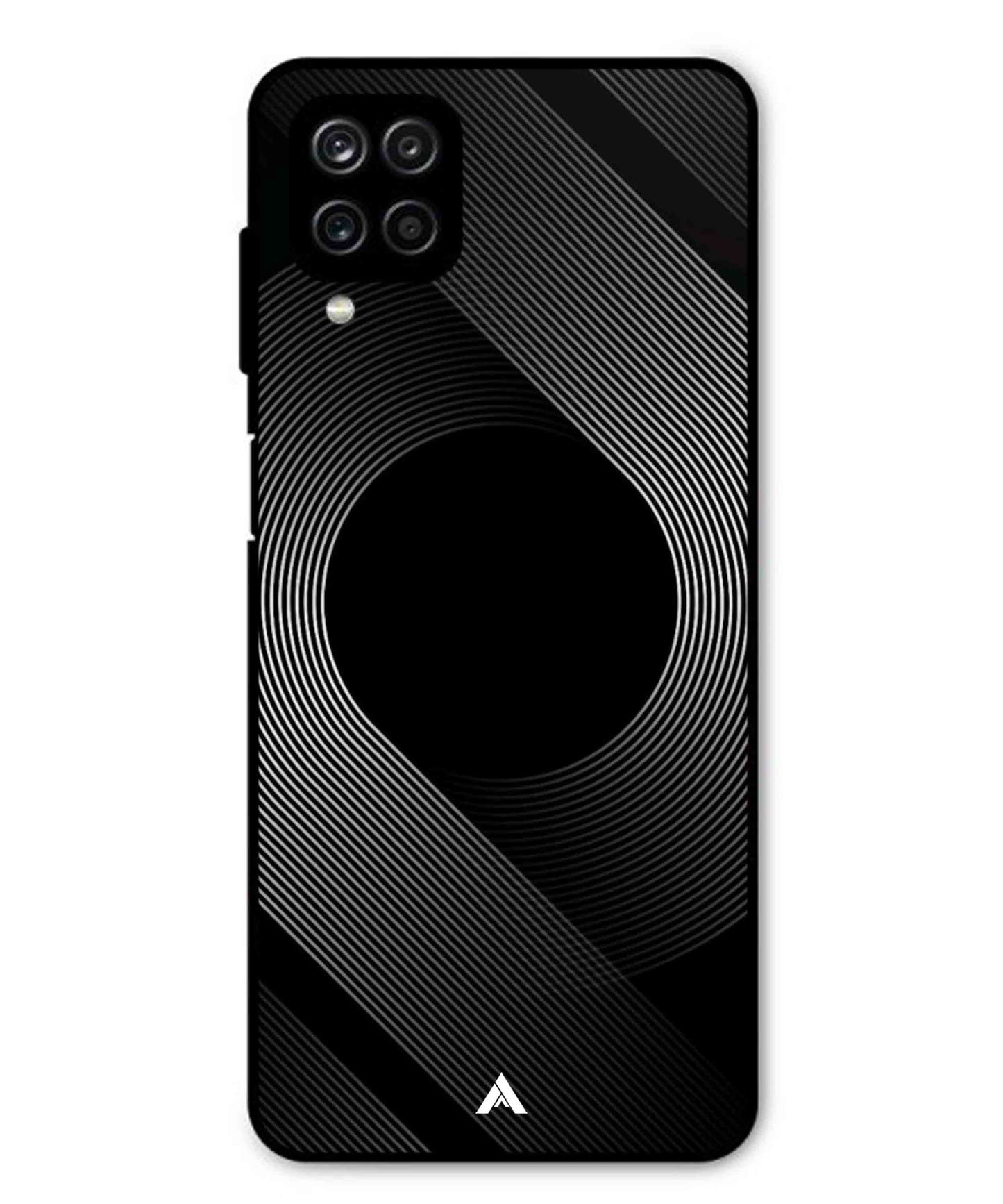 Stripe Pattern 14 Metal Back Cover Phone Case for Samsung Galaxy F12