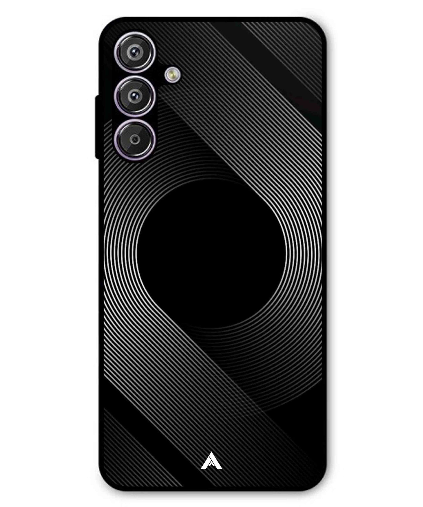 Stripe Pattern 14 Metal Back Cover Phone Case for Samsung Galaxy F15