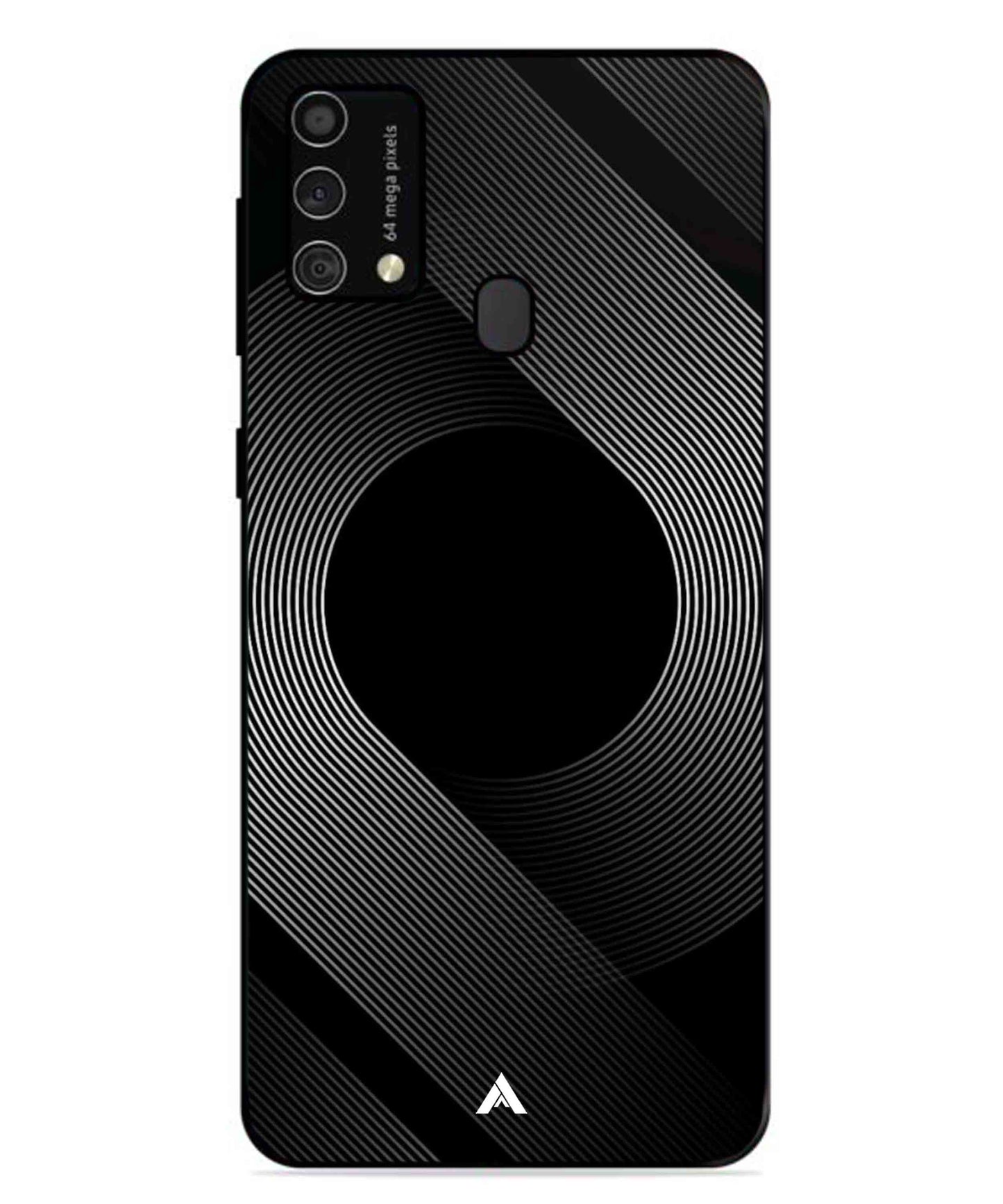Stripe Pattern 14 Metal Back Cover Phone Case for Samsung Galaxy F41