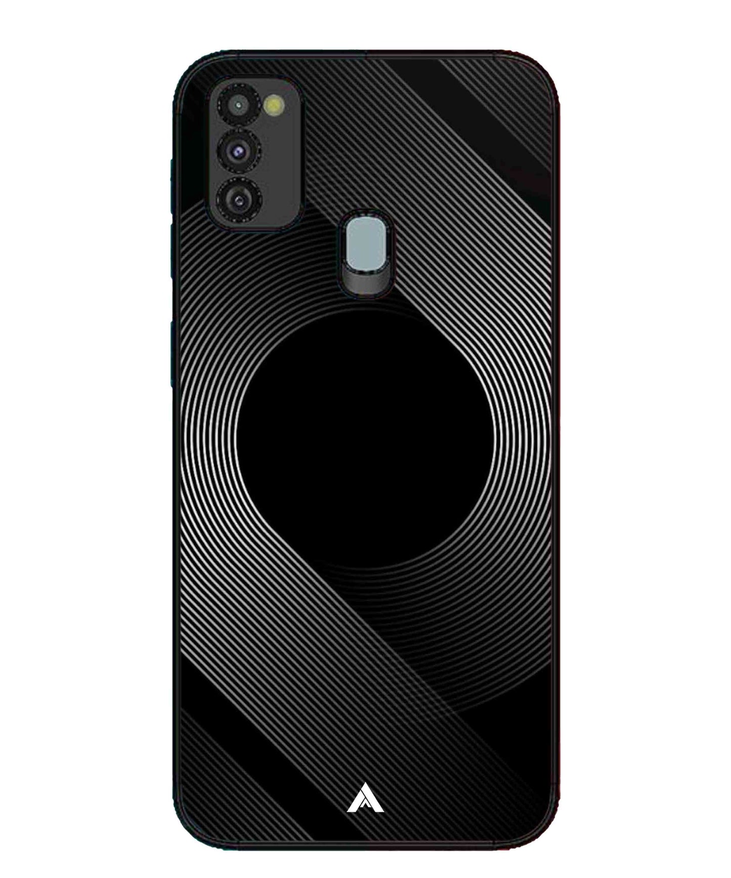 Stripe Pattern 14 Metal Back Cover Phone Case for Samsung Galaxy M30s